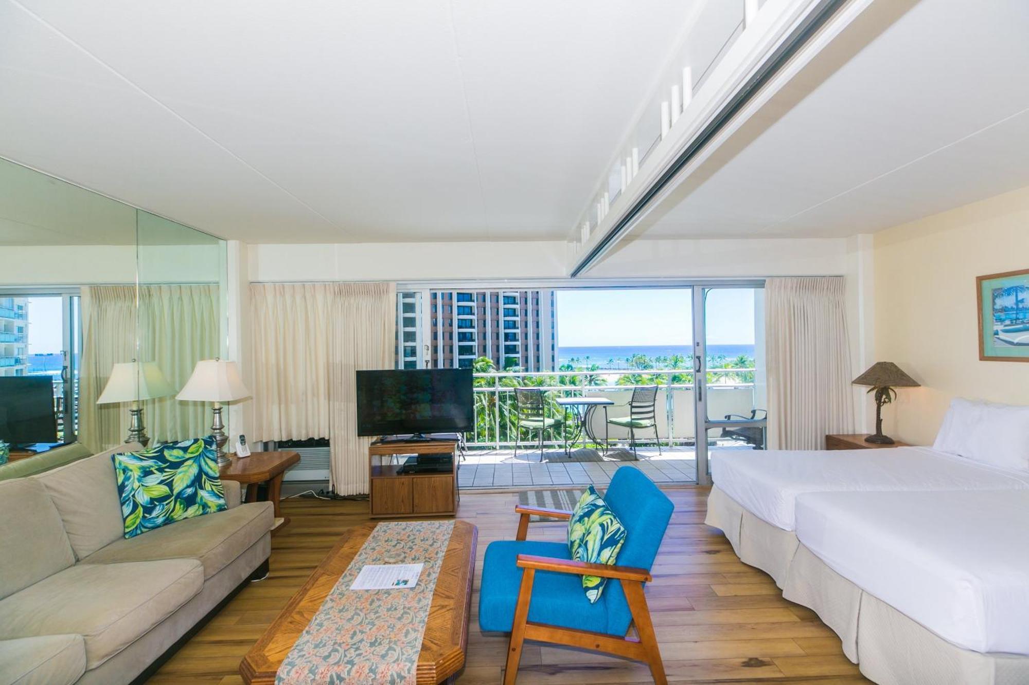 Ilikai Tower One Bedroom Lagoon View Waikiki Condos With Lanai & Free Wifi Honolulu Camera foto