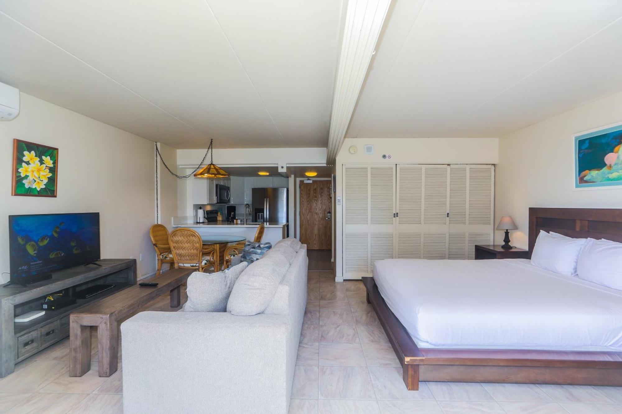 Ilikai Tower One Bedroom Lagoon View Waikiki Condos With Lanai & Free Wifi Honolulu Camera foto